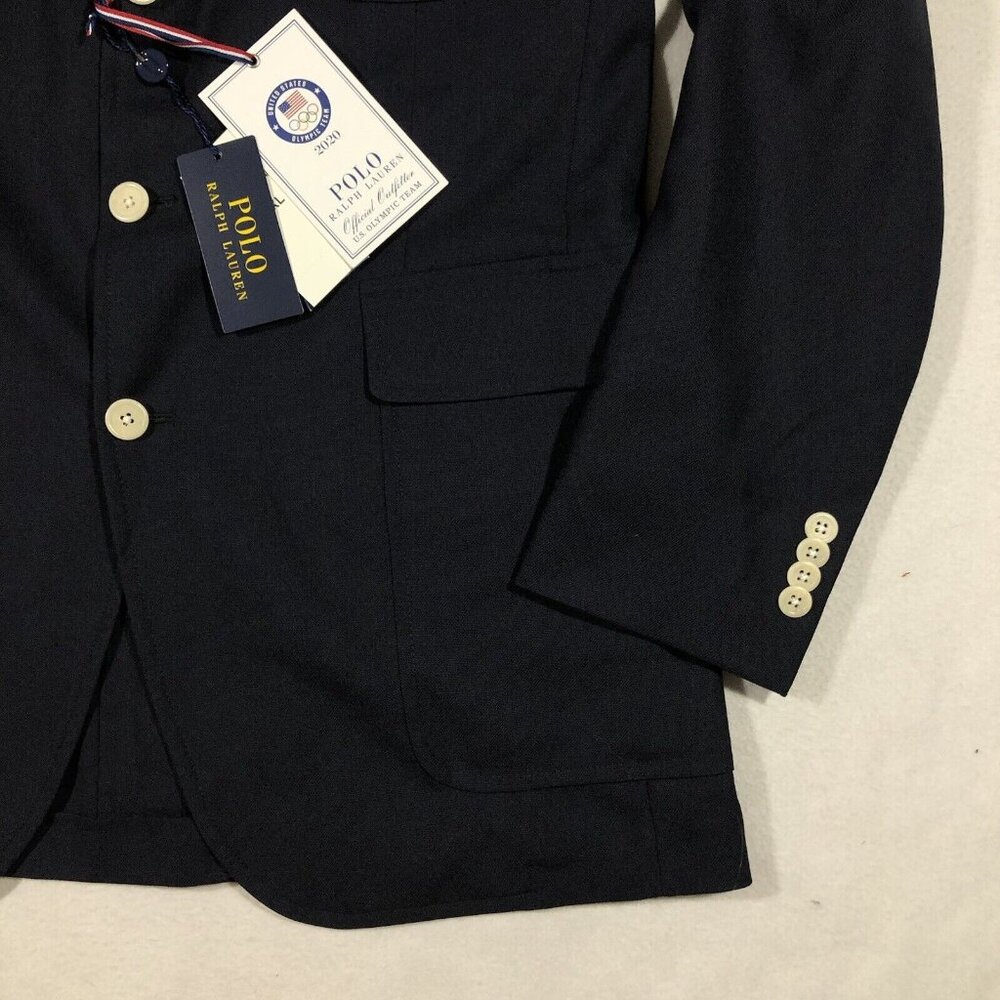 Polo Ralph Lauren Mens USA Olympic Team 2020 42XL Navy Blazer Sport Coat NEW - Picture 6 of 16